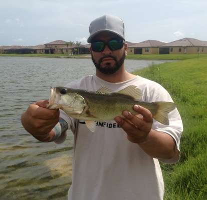 <p>Esteban Gutierrez from Fort Myers, Fla., boasts this beauty from a neighborhood lake.</p>
