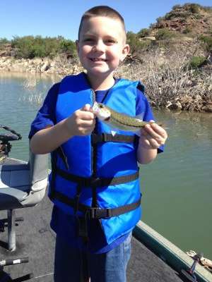 <p>Ethan, 7, Lake Alan Henry, TX</p>
