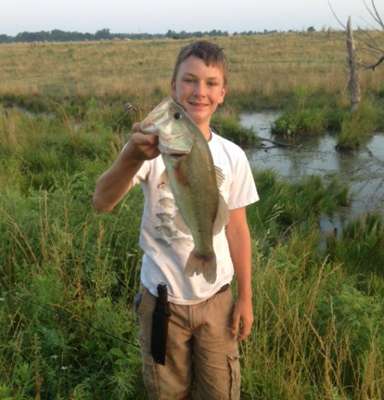 <p>Grant Renken's 6-1 hit on a topwater frog in early July.</p>
