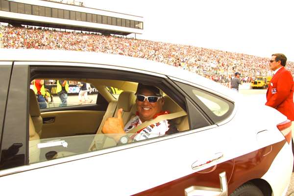 <p>And Terry Scroggins took a fast lap in a Toyota Avalon as an official Race Marshal.</p>

