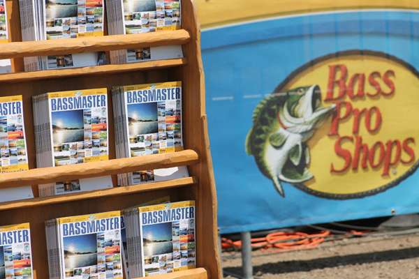 <p>...Bassmaster Magazine, join up with B.A.S.S. and they send that mag to you, then go to Bass Pro Shops and buy the stuff you read about....the Circle of Advertising right there...</p>
