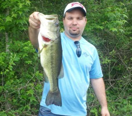 <p>Jacob Claflin caught this 4 1/2-pounder in Conway, Ark., May 18, on a Yum F2 Mighty Worm (junebug).</p>

