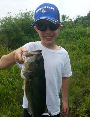 <p>"My son, Ben, caught this from a small farm pond in northern Indiana," said Jason Moloney.</p>
