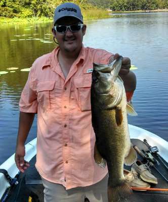 <p>"I caught this hog on Lake Raven/Huntsville State Park in Texas," said Matthew Markert. "I caught it on July 2 on a craw worm. She weighed 7.1 pounds. Awesome fish."</p>
