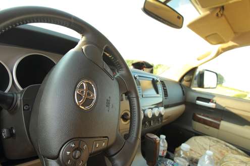 <p>View from the driver's seat. </p>
