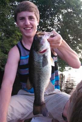 <p>"I caught this fish on July 4," said Trevor McManus. "I caught this in a creek/slough that feeds into Friendship Pond. It weighs 5 pounds, 2 ounces."</p>
