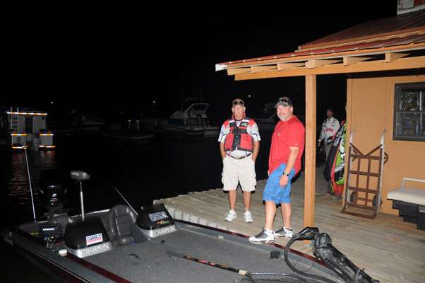 Rick Nesbitt and Jim Severson are in Boat 9 today. 