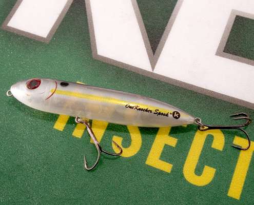 <p>The One Knocker Heddon Spook is a mainstay for Klein because, âbass like it.â</p> 