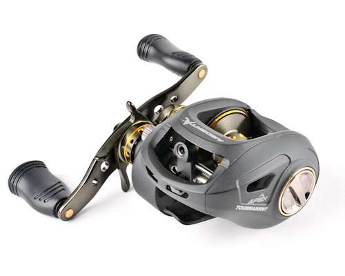 <p><u><strong>Ardent: Tournament</strong></u></p>
<p>The Tournament edition casting reel comes in two gear ratios (6.5:1 or 7.3:1), right or left hand retrieve, weighs 5.8 ounces and 8+1 ball bearings. Like all Ardent reels, it comes with a three year warranty on parts and labor. It will retail for $99.99.</p>
