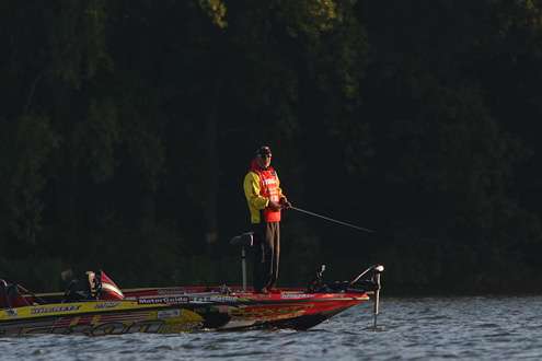 <p>Boyd Duckett is one of several Elite Series anglers fishing the Bass Pro Shops Northern Open #2 on Oneida Lake. </p>
