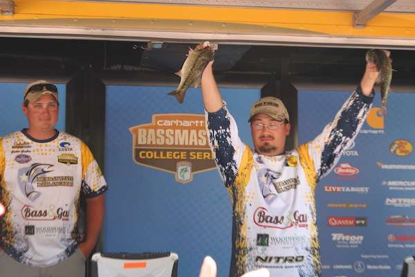 <p>Justin Graben and Vincent Campisano of Murray State had 5 for 6-11 on Day One.</p>
