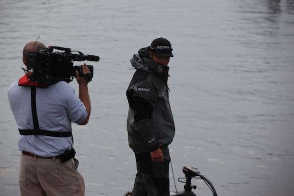 <p>All anglers start Day Two in pursuit of this man, Brandon Palaniuk. </p> 