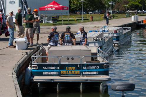 The Shimano Live Release boat is ready to roll.