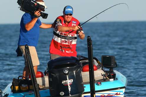 Davis was making the long run to Lake Erie and it was paying off early.