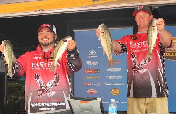 <p>Day One leaders from Eastern Washington State struggled on Day Two, bringing in 6-0, but it was enough to advance them into Day Three in 3rd place.</p>
