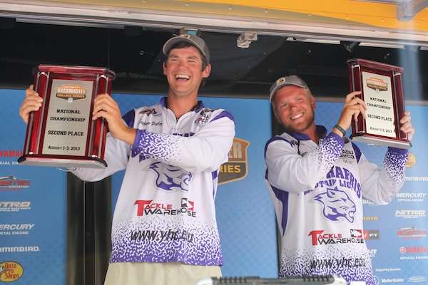 <p>Young Harris Collegeâs Brad Rutherford and Matthew Peeler finish 2nd with a three day total of 36-8.</p>
