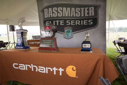 <p>The hardware they're all competing for is on display.</p>

