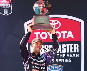 Aaron Martens wins the 2013 Toyota Bassmaster Angler of the Year title!