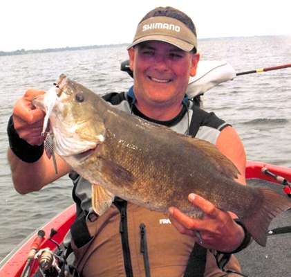 <p><strong>Mitchell Carpenter</strong></p>
<p>6 pounds, 1 ounce</p>
<p>Lake St. Clair, Mich.</p>
<p>3/4-ounce War Eagle spinnerbait (aurora)</p>
