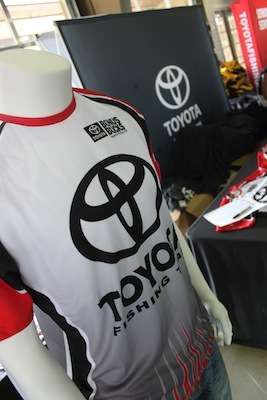 Toyota Fishing Team jerseys for all the anglers. 