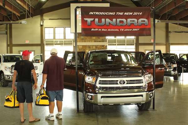 The 2014 Toyota Tundras were on display along with a wide variety of Toyota vehicles. Letâs take a look. 