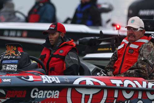 Michael Iaconelli was assigned a later flight number for Day One.