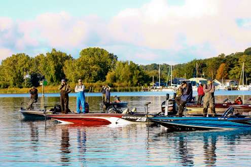 <p>The following pictures offer a glance at Kevin VanDam's fishing on White Lake during Day Three of Toyota All-Star Week.</p>
