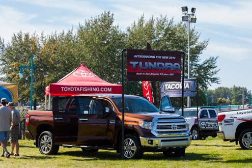 All the great Toyota Trucks are on display!