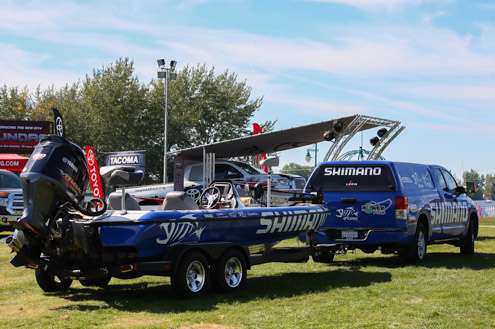 Shimano is on site will all the latest products!