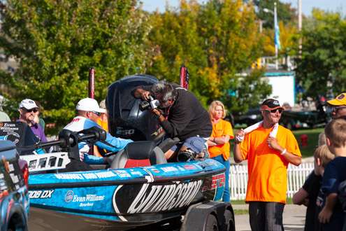 Hank Cherry moving through.