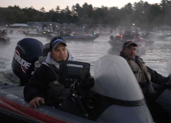 Brandon Neal of Connecticut and Fab Marchese of Ontario are near the beginning of the lineup.