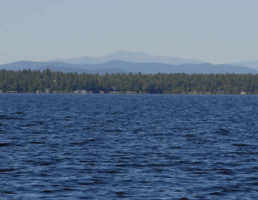 Sebago offers a beautiful view of the terrain in Maine.