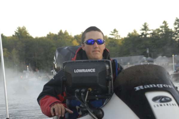 Tim Dube of New Hampshire is the youngest angler in the divisional at 19.