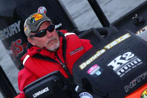 Elite Series Pro Dennis Tietje had strong Day One finish with 13 pounds 11 ounces.