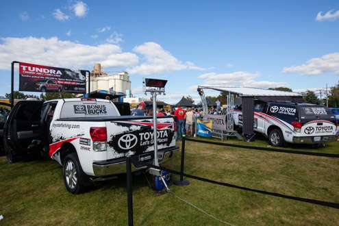 Check out the Official Truck of Bassmaster: Toyota!