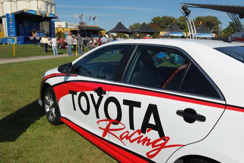 Toyota welcomes you to the event.
