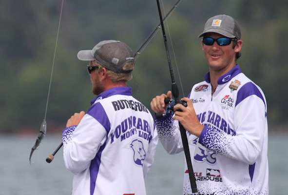 Matthew Peeler just graduated from Young Harris College with a degree in business and public policy. He and his teammate, Brad Rutherford, had a home lake advantage at the championship, which was held at Chatuge Reservoir, right outside of Young Harris in Georgia.