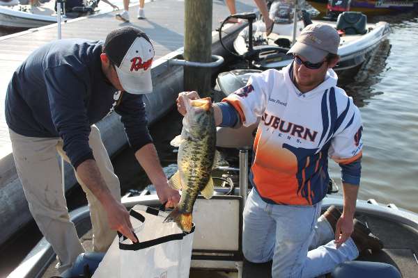 Shane Powell of Auburn University has a long history of bass fishing competition, and the fisheries management major gets to cap it off his senior year with a shot at the Bassmaster Classic. His first opponent will be Matthew Peeler of Young Harris College.
