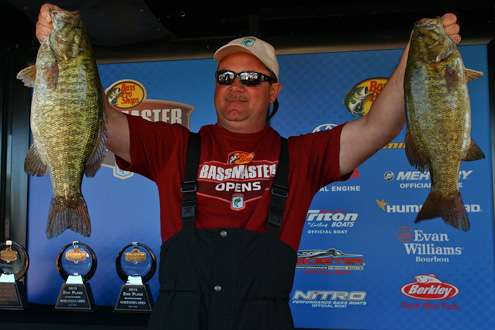Carroll Blevins, co-angler (70th, 17-10)