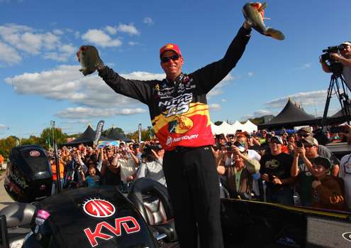 Kevin VanDam (2nd, 14-14)