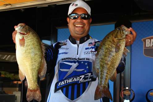 Russell Chargualaf, co-angler (15th, 23-12)