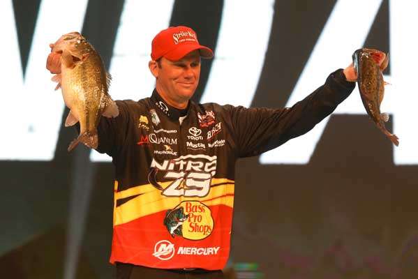 Kevin VanDam I was able to stay in the Toyota Bassmaster Angler of the Year race all year because I didn't have any bombs. I was hurt by the fact that I didn't get to fish in the finals [top 12] all year, but I made all the cuts to fish on Saturday. You could say that it wasn't what I did that put me here, but what I didn't do. 