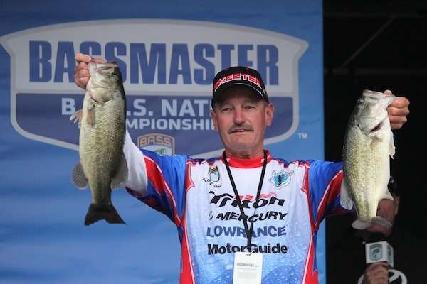 Alan Denise with 14-6 on the final day. 