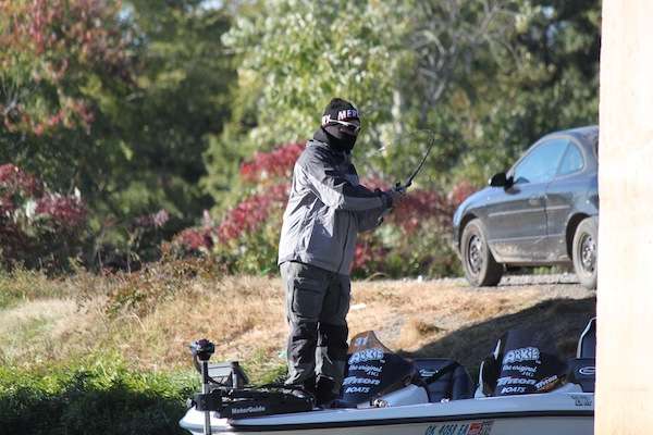 A few casts with a crankbait and Pedigo was on his way. 