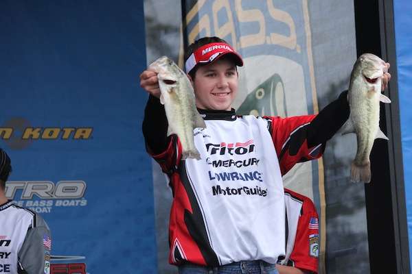 Daryk Eckert brought in 4 fish for 7-10. 