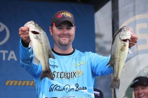 Mark Pierce brought in 12-6 on the final day. 