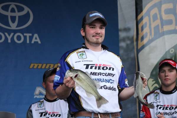 Henry Schomaker had 5 fish for 8-14 to finish 2nd in his division.