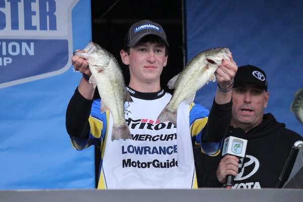 Ryan Wood brought in 5 fish for 8-14. 