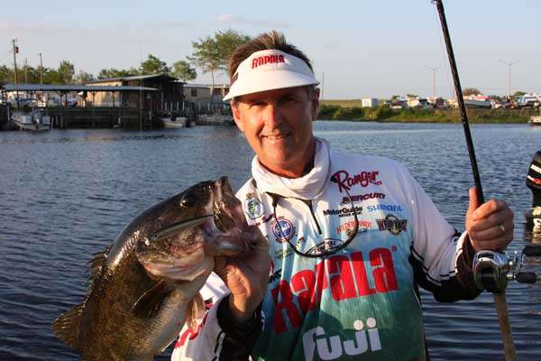 7. What is your greatest strength as a bass angler?
Versatility, especially with shallow water tactics.
