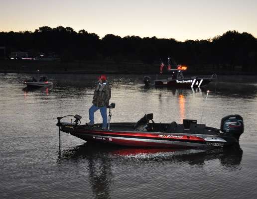 Brian Wilson of Missouri is the last boat in the lineup.